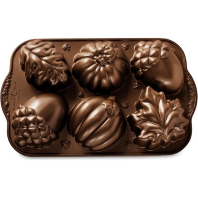Nordic Ware forma na 6 mini bábovek Podzimní sladkosti 710ml