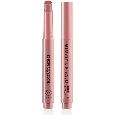 Dermacol glossy lip balzam na pery v tyčinke 01 Vanilla 2,2 g