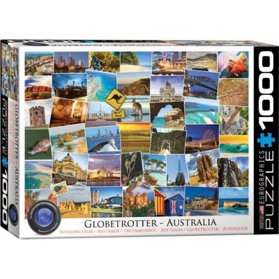 EUROGRAPHICS - Puzzle Globetrotter Australia - 1 000 piese