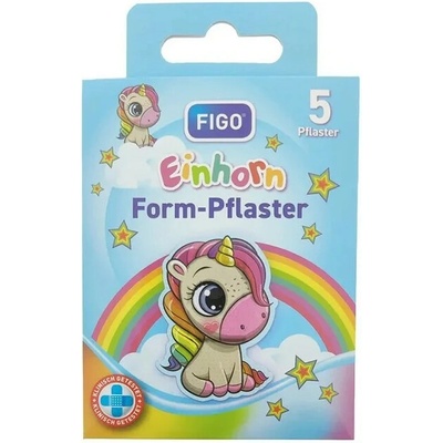 Figo Einhorn detské vodeodolná náplasť 5ks