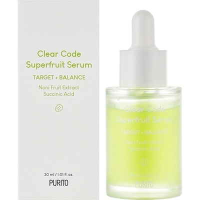 PURITO Clear Code Superfruit Serum балансиращ серум за лице унисекс 30 мл