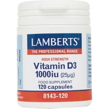 LAMBERTS Хранителна добавка витамин D3 2000iu, Lamberts Vitamin D3 Vitamin for Immune System Boost & Bone Health 2000iu 30 caps