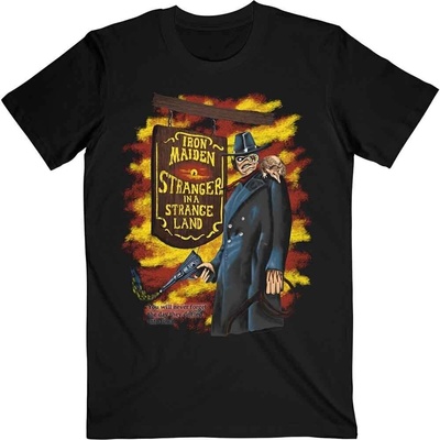 Iron Maiden Stranger In A Strange Land (Back Print) Black M Риза (IMTEE111MB02)