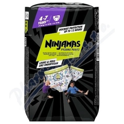 Ninjamas Pyjama Pants .17-30 kg Space 10 ks