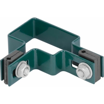 STREND PRO Garden Objímka Strend Pro EUROSTANDARD, 60x40 mm, rohová, zelená, Zn+PVC, RAL6005, na hranatý stĺpik