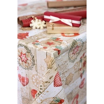 Ubrus PVC 3573781 metráž, návin 20 m x 140 cm, vánoční motiv II., IMPOL TRADE – Zboží Dáma