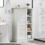 vidaXL Шкаф за баня VIGO Бяло и антикварно бяло 68 x 34 x 110 см (4019114)