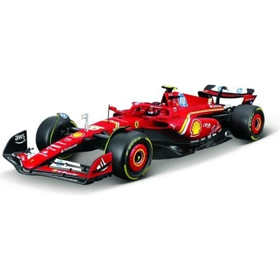 Bburago Formula F1 Ferrari Scuderia SF-242024 č.55 Carlos Sainz s řidičem 1:18