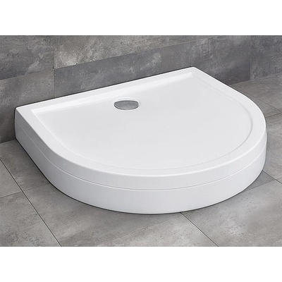 Radaway půlkruhová Delos P + panel 100x90 4Z19150-03N akrylátová