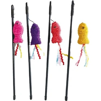 Croci Little Fish Stick Cat - играчка , въдица с риба за котки - 40 см