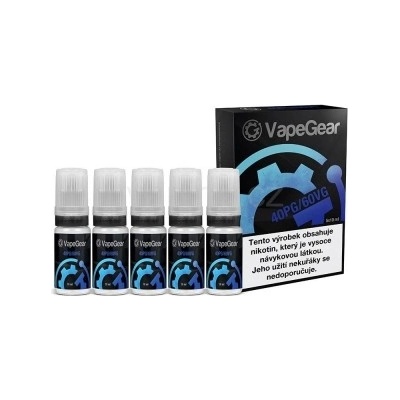 VapeGear Nikotinová prémiová báze PG40/VG60 5x10ml 3mg