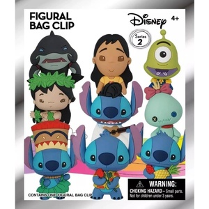  Monogram Disney: Stitch (blind Bag/random) 3d Foam Bag Clips
