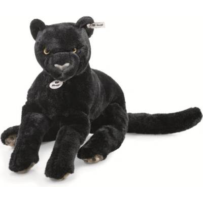 Steiff Originals Nero висящ пантера, черна плюшена играчка