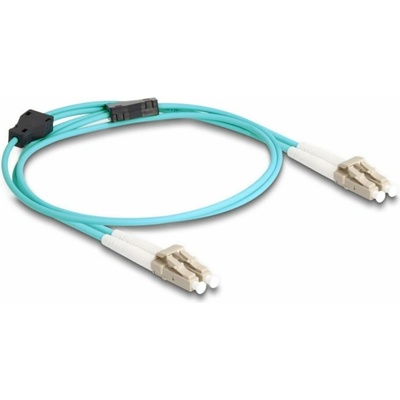 Delock 87907 optické vlákno LWL prepojovací [1x zástrčka LC - 1x zástrčka LC] 50/125 µ Multimode OM3 1m