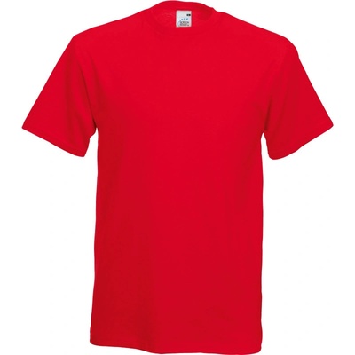 Fruit of the Loom tričko Iconic 195 T krátký rukáv pánské COT16142200101-red