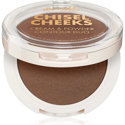 Barry M Chisel Cheeks kontúrovacia paletka na tvár duo Medium 11 g