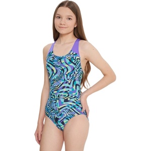 Speedo digital allover turquoise / purple 164cm