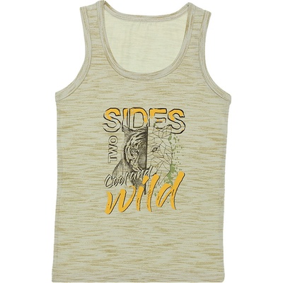 Evona chlapecký nátělník se širokými ramínky B béžová