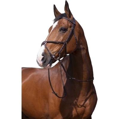 RIDING Uzdečka WORLD Muserolle Croisée s mexickým nánosníkem havana – Zboží Mobilmania