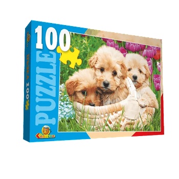 Image 1 of Славена Пъзел 100 елемента с кученца