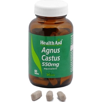 HEALTHAID Хранителна добавка Агнус Кастус, Health Aid Agnus Castus 550mg, 60 tabs