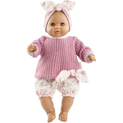Paola Reina Oblečenie pre bábätko 36 cm ružový set Alberta