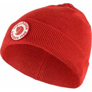 Fjällräven Детска зимна шапка (beanie) Fjällräven Kid's Kids 1960 Logo Hat Beanie - True Red - размер One Size (204-6601-0411)