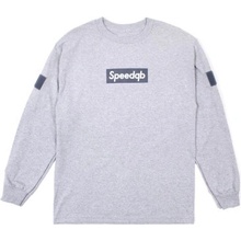 Speedqb Box logo dlouhý rukáv tričko Speedqb šedá