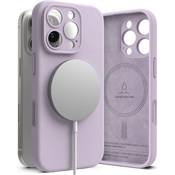 Ringke Magsafe Калъф за iPhone 16 Pro Max, Ringke Silicone Magnetic Case, Лилав (8809961789700)