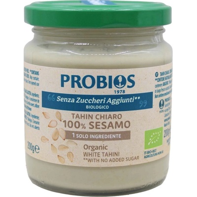 PROBIOS 100% tahini zo svetlého sezamu BIO 200 g