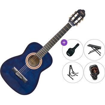 Valencia VC102 Premium SET Blue Sunburst Класическа китара с размер 1/2