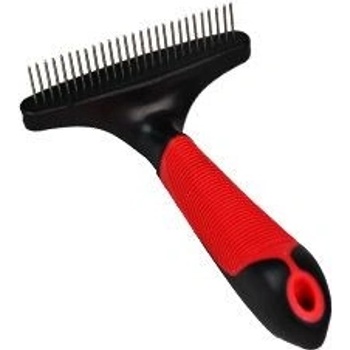 Hrablo s otočnými zuby červená/černá vel. M