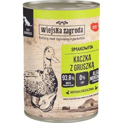 Wiejska Zagroda Dog kachní s hruškami 12 × 400 g