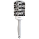 Olivia Garden Expert Blowout Shine Round Brush White & Grey 55 mm