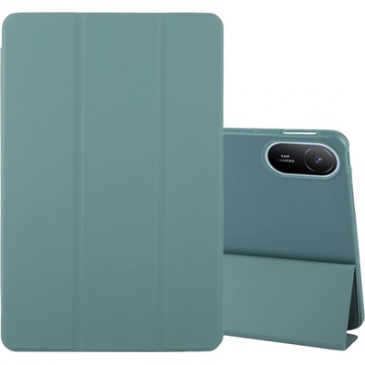 Vsetkonamobil 107913 LEATHER Zaklápací kryt pre Huawei MatePad SE 11 2024 tmavozelený