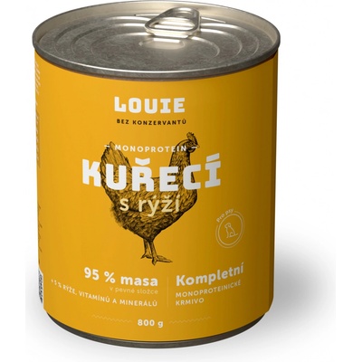 Louie Dog Kuracie s ryžou 1200 g