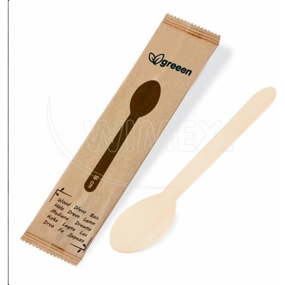 Wimex Lyžica drevená 16cm jednotlivo