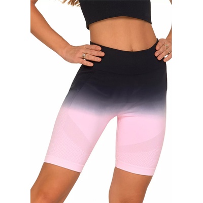 Bonastyl Antea funkční sportovní krátké legíny šedo-růžová