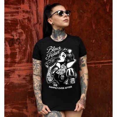 Black heart Дамска тениска BLACK HEART - SNOW WHITE - Black - 18908