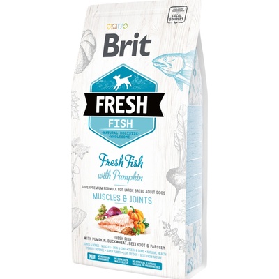 Brit Fresh Adult Large ryba a tekvica 2,5 kg