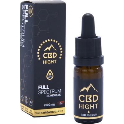 CBD Hight olej High Tatras 20% Full Spectrum CBD olej 10 ml