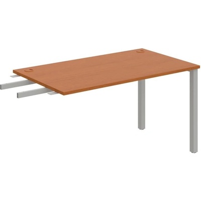 OFFICE PRO s.r.o. HOBIS prídavný stôl do uhla - US 1400 RU, hĺbka 80 cm, čerešňa