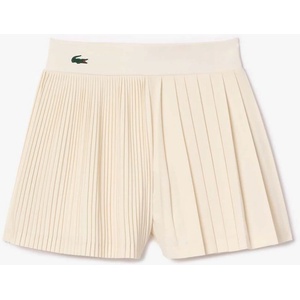 Lacoste Къси панталони Lacoste Pleated Lined Tennis Shorts - Cream