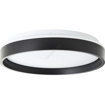 Brilliant - LED Плафониера KALMAR LED/26W/230V 3000K Ø 39 см черен (BI0048)