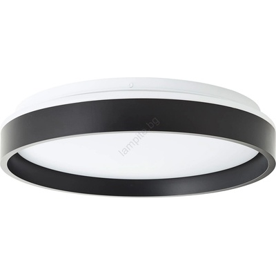 Brilliant - LED Плафониера KALMAR LED/26W/230V 3000K Ø 39 см черен (BI0048)