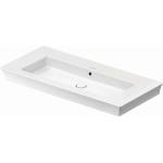 Duravit White Tulip - Умивалник за вграждане 105x49 см, без отвор за смесител, бял 2363100060 (2363100060)