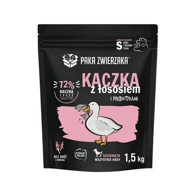 Paka Zwierzaka Kachna & Losos pro štěňata 1,5 kg