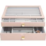 Stackers Ковчеже за бижута Stackers с 2 чекмеджета supersize розово (76052)
