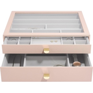 Stackers Ковчеже за бижута Stackers с 2 чекмеджета supersize розово (76052)