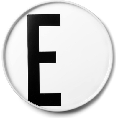 Design Letters Чиния aj буква e порцеланова (10201500e)
